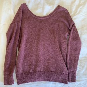 Mauve light weight sweater from garage